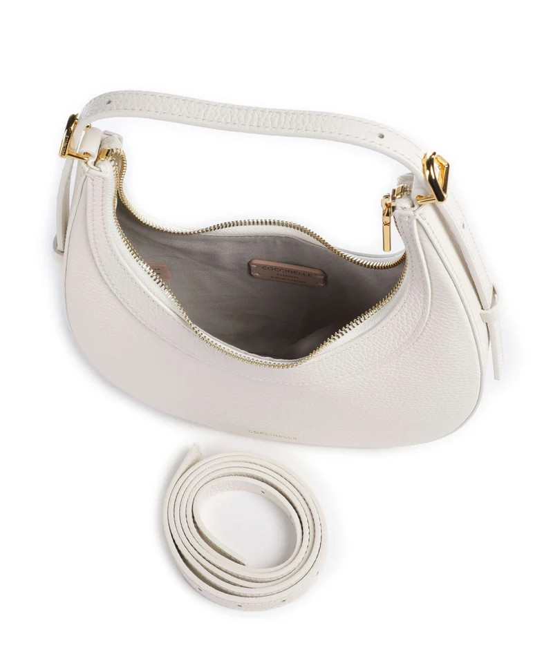 Coccinelle Whisper Schultertasche pearl