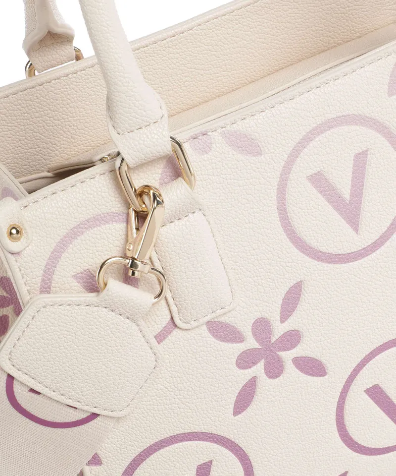 Valentino Bags Samba Re Print Handtasche ecru/rosa
