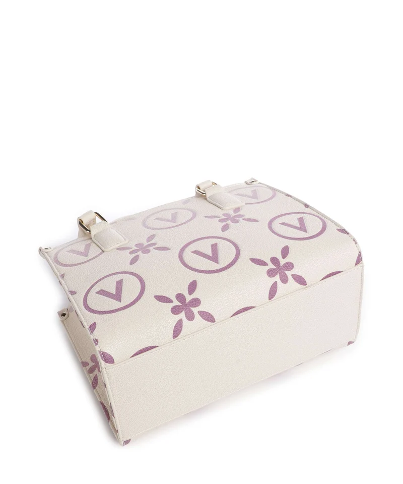 Valentino Bags Samba Re Print Handtasche ecru/rosa