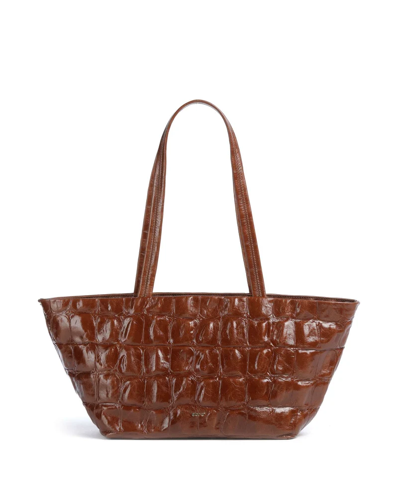 Abro Maxi Cocco Alba Schultertasche caramel/cognac