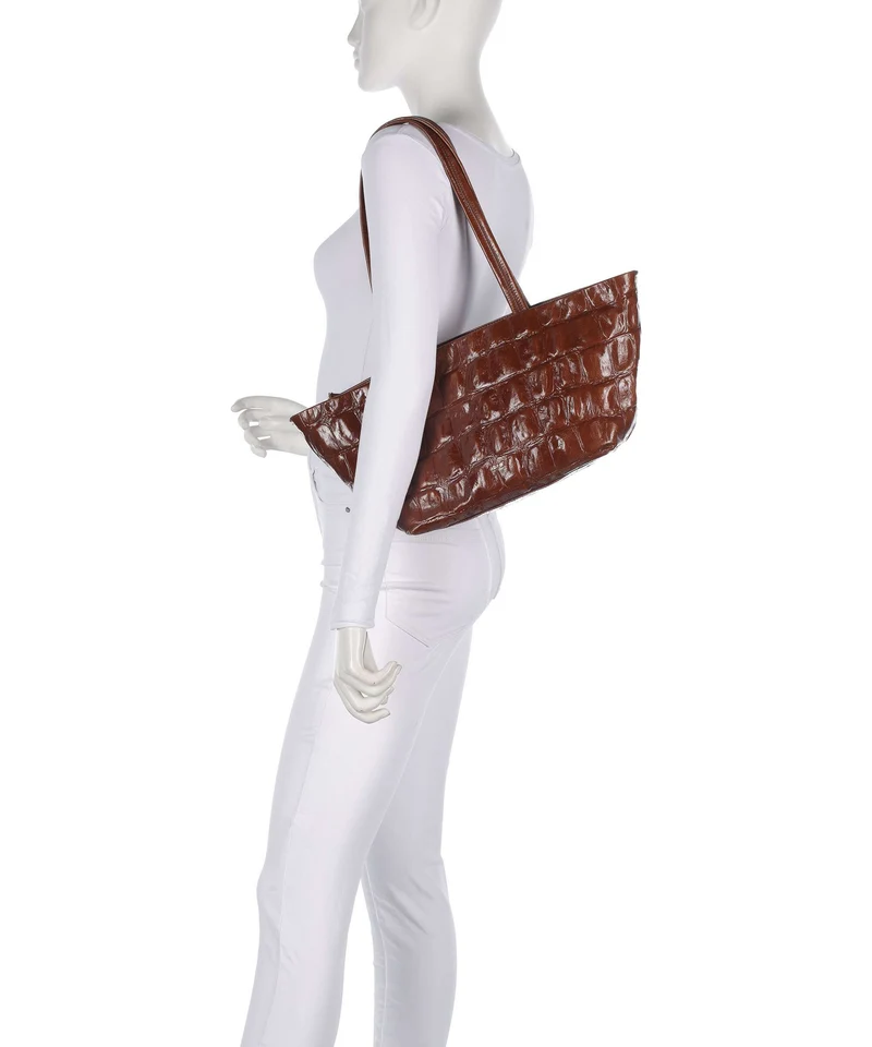 Abro Maxi Cocco Alba Schultertasche caramel/cognac