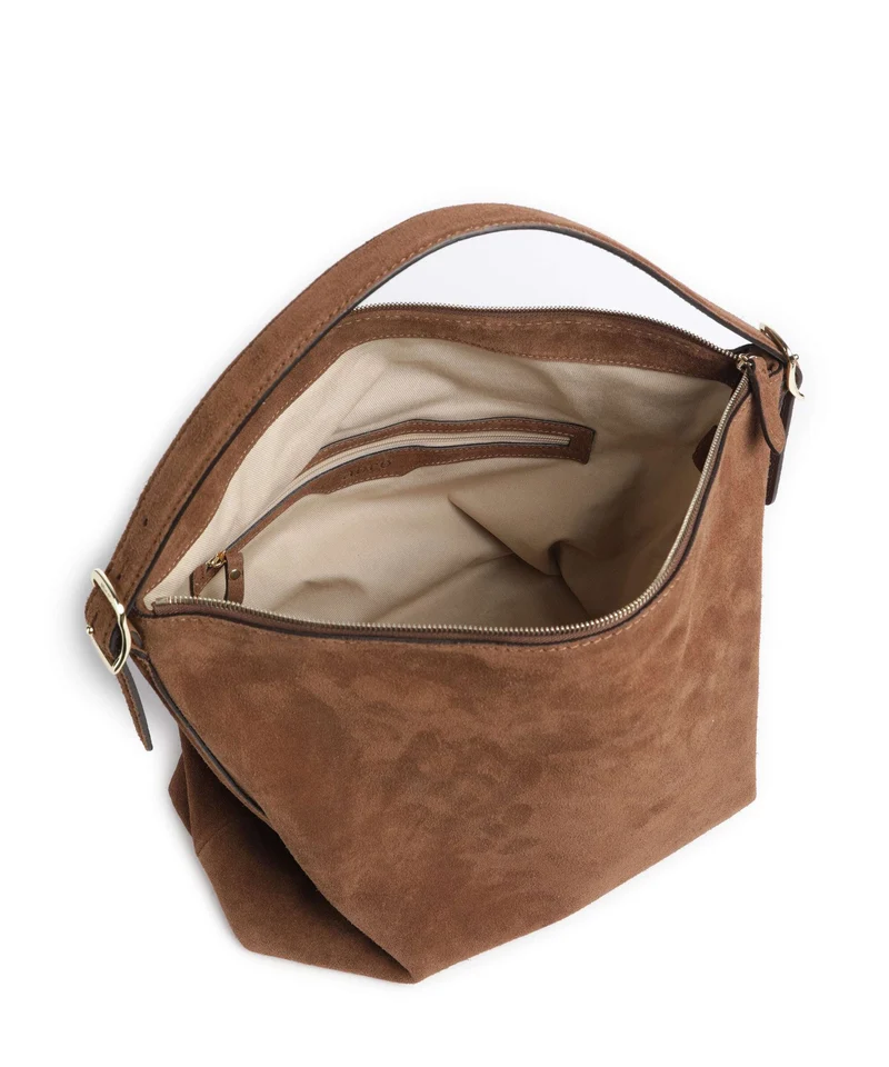 Abro Suede Carina Beuteltasche wood