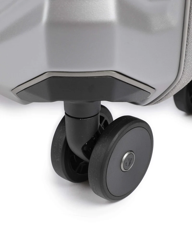 Travelite Millenium 4-Rollen Trolley silver