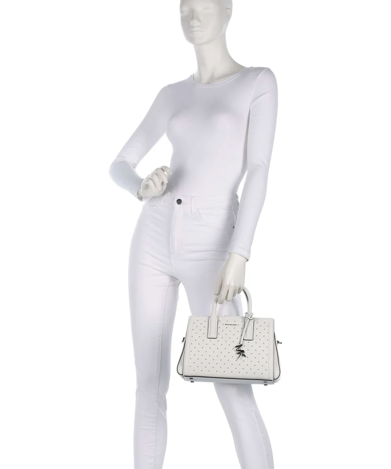 Michael Kors Laila Small Handtasche optic white
