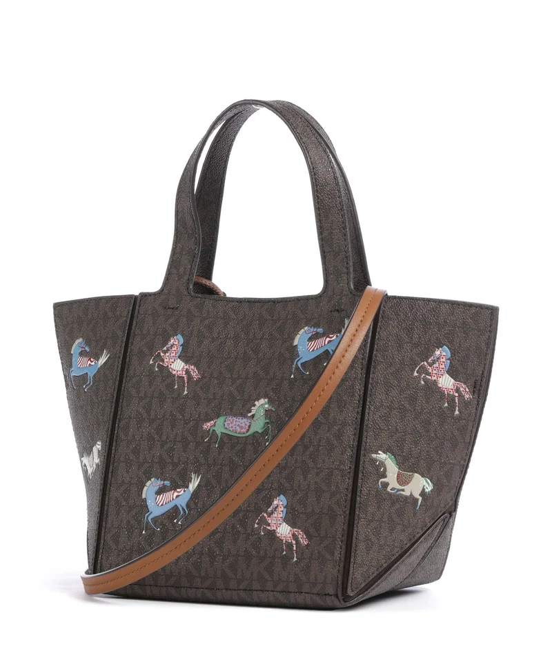 Michael Kors Jordi Small Handtasche brown/acorn