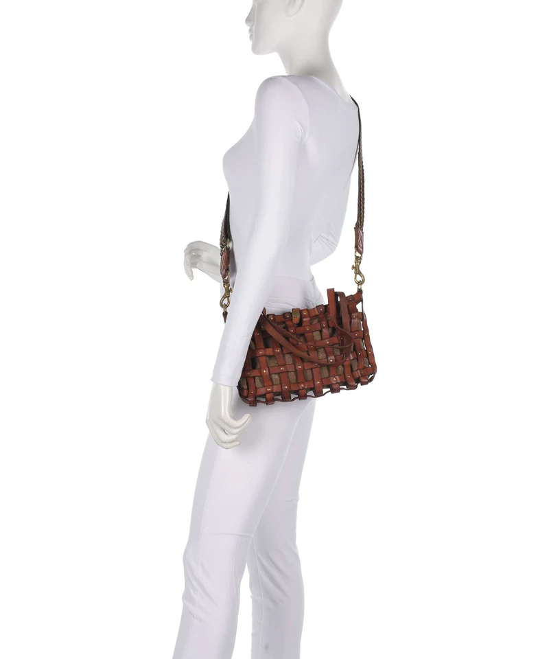 Campomaggi Schultertasche cognac/bronze