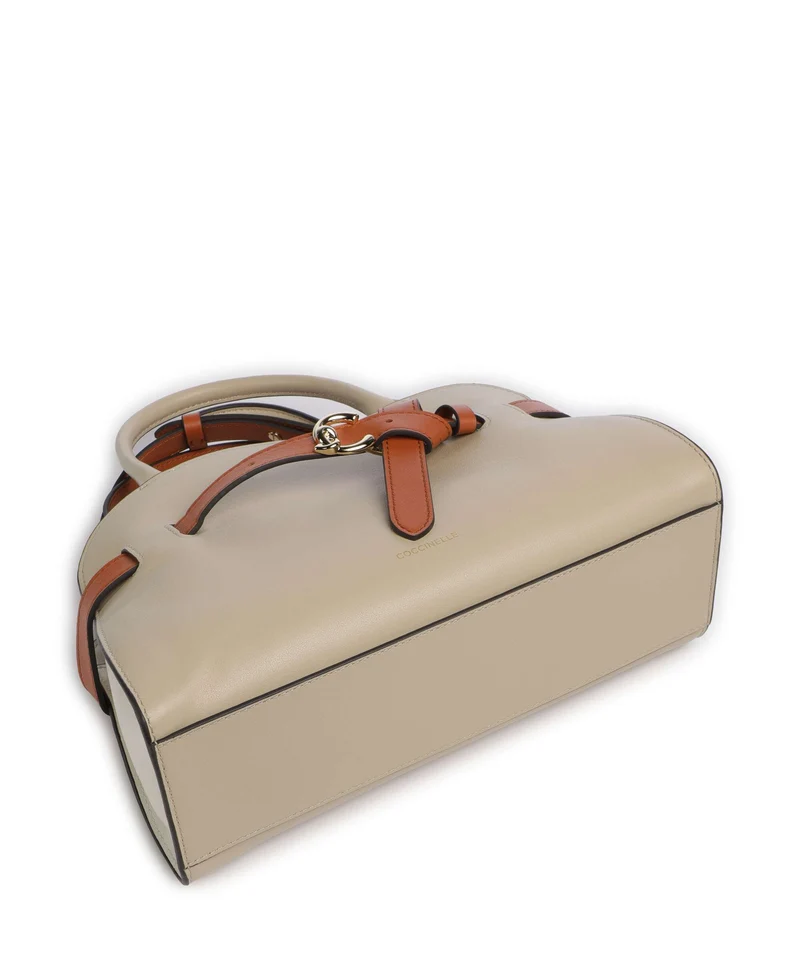 Coccinelle Sabine New Tricolor Handtasche sandshell/pearl/crab