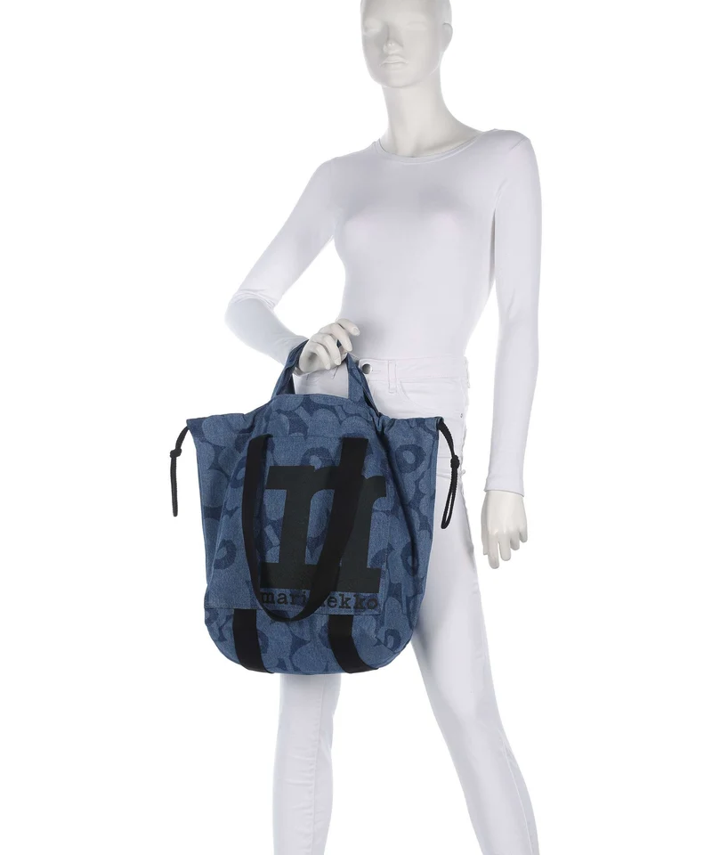 Marimekko Mono City Unikko Shopper mid indigo
