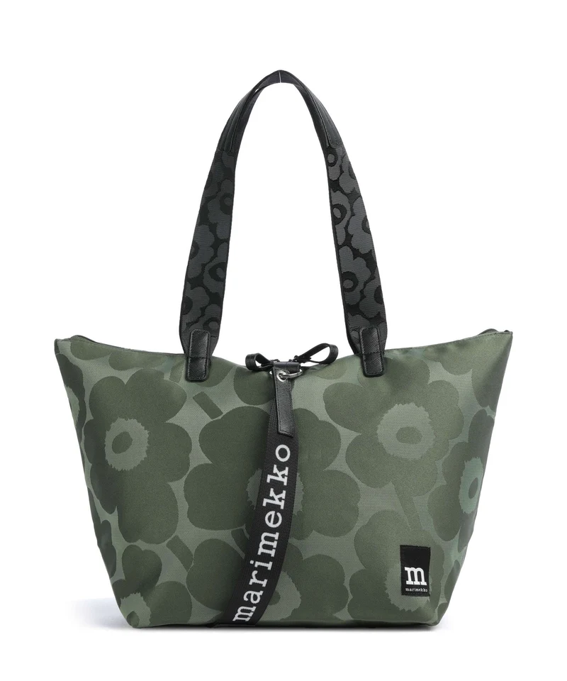 Marimekko All Day Unikko Shopper green/light green
