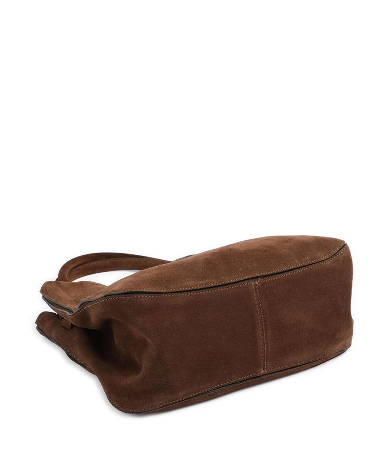 Abro Suede Jill Handtasche wood