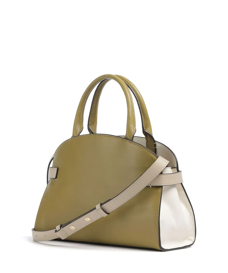 Coccinelle Sabine New Tricolor Handtasche seagrass/pearl/sandshell