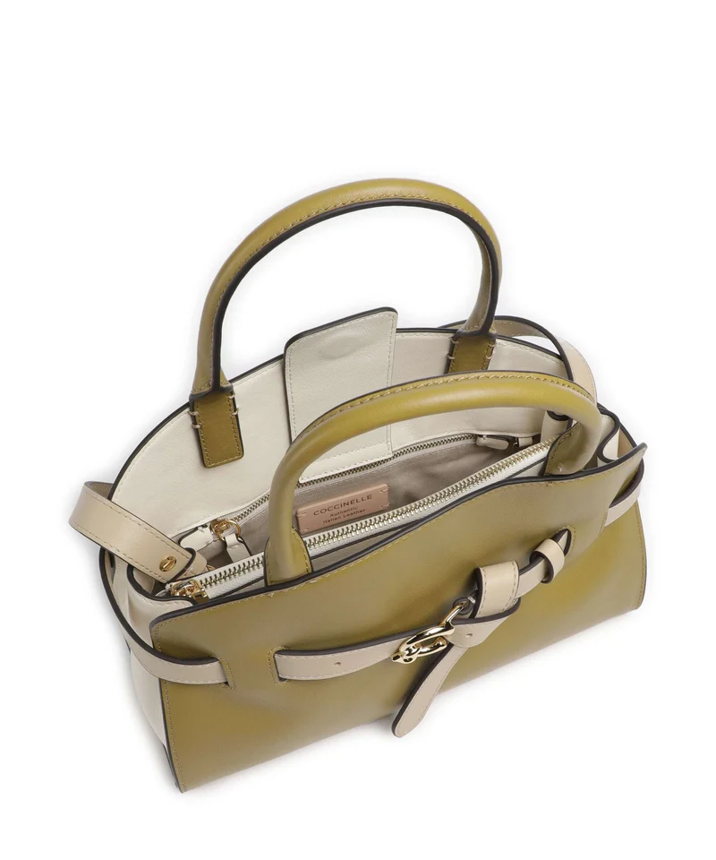 Coccinelle Sabine New Tricolor Handtasche seagrass/pearl/sandshell
