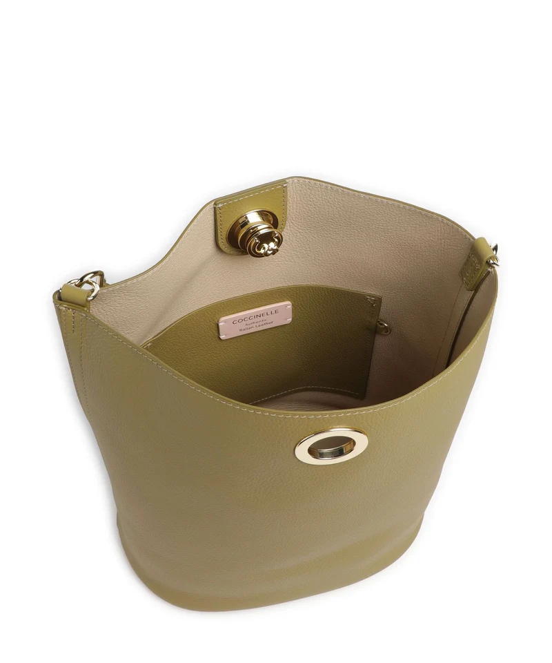 Coccinelle Nikla Bucket Handtasche seagrass/sandshell