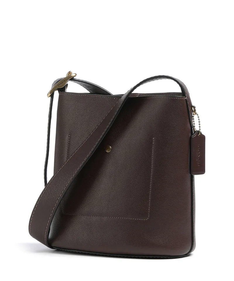 Coach Bleecker 21 Bucket Handtasche maple