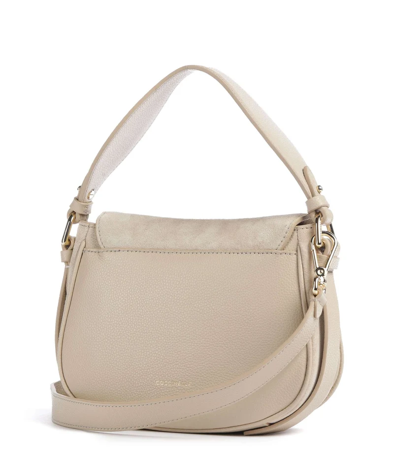 Coccinelle Mavery Suede Handtasche sandshell