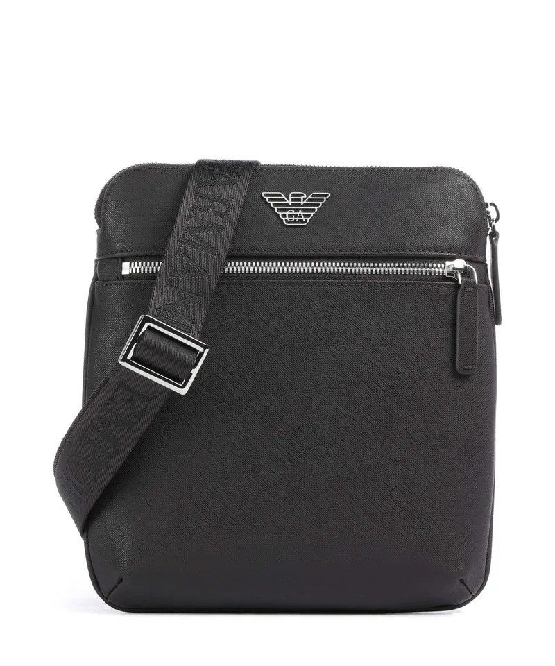 Emporio Armani Business Regenerated Umhängetasche ebony