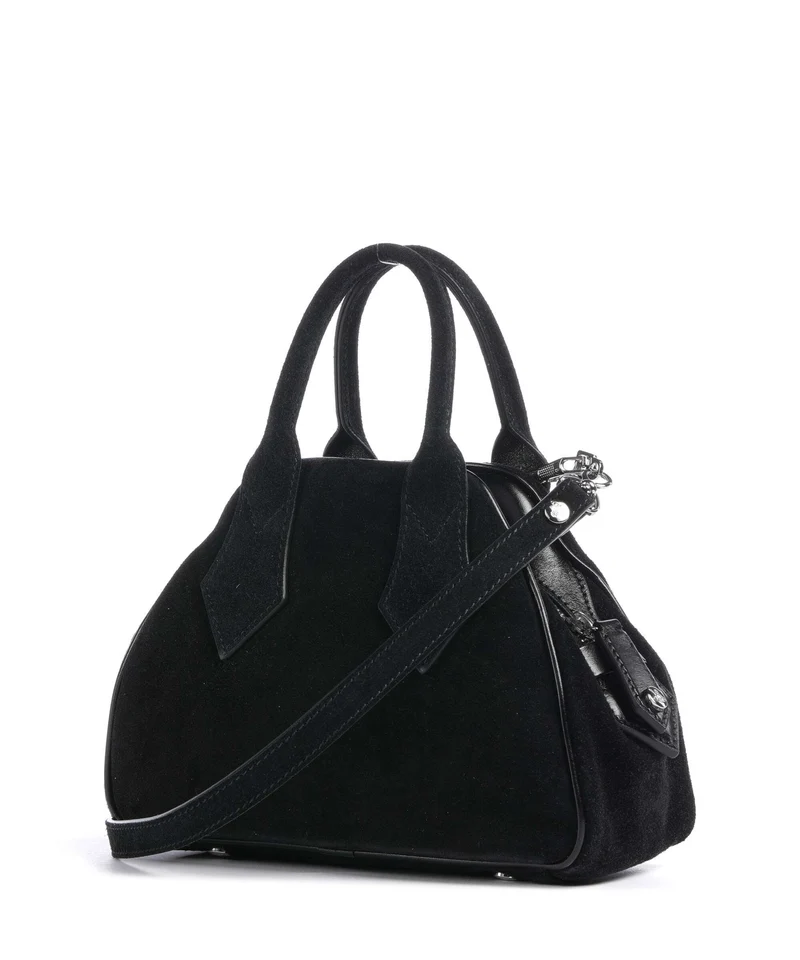 Vivienne Westwood Yasmine Suede Small Handtasche black