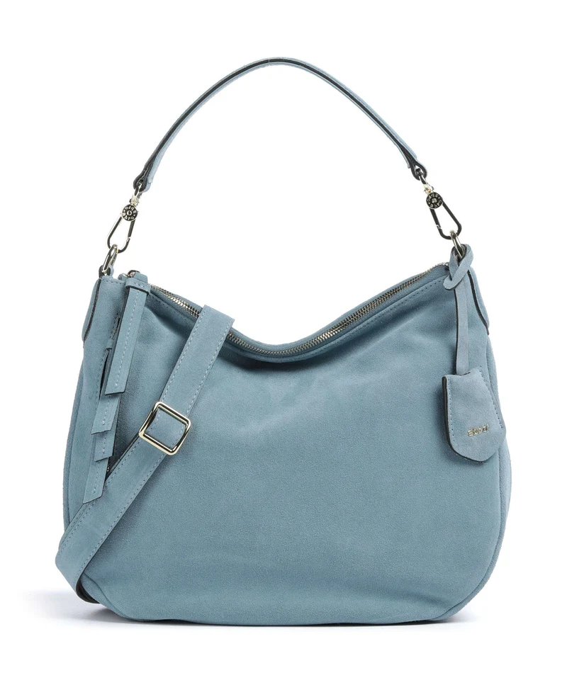 Abro Suede Juna Small Beuteltasche sapphire