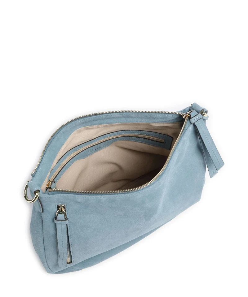 Abro Suede Juna Small Beuteltasche sapphire