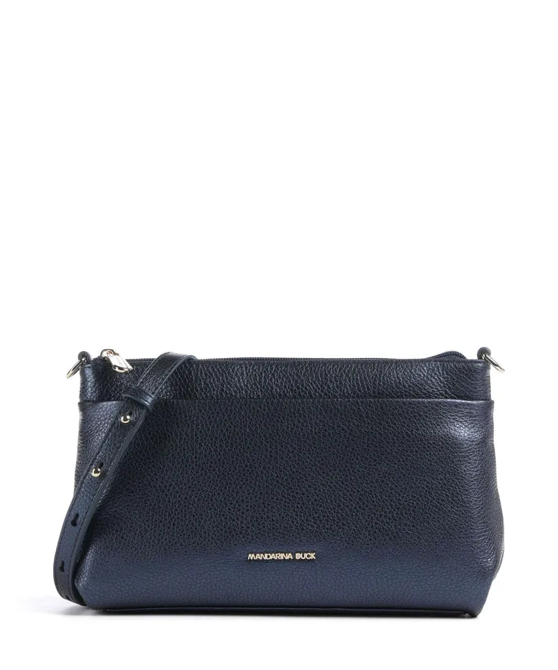 Mandarina Duck Mellow Metal Umhängetasche blue indigo
