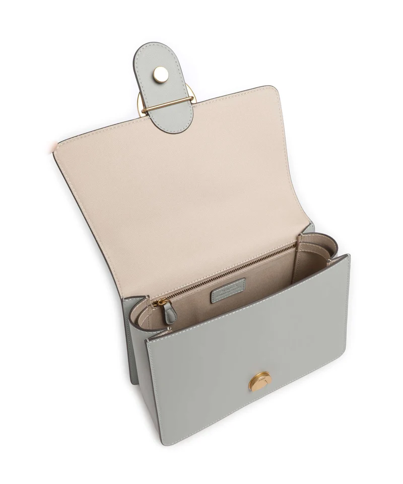 Pinko Love One Classic Handtasche grigio perla/antique gold