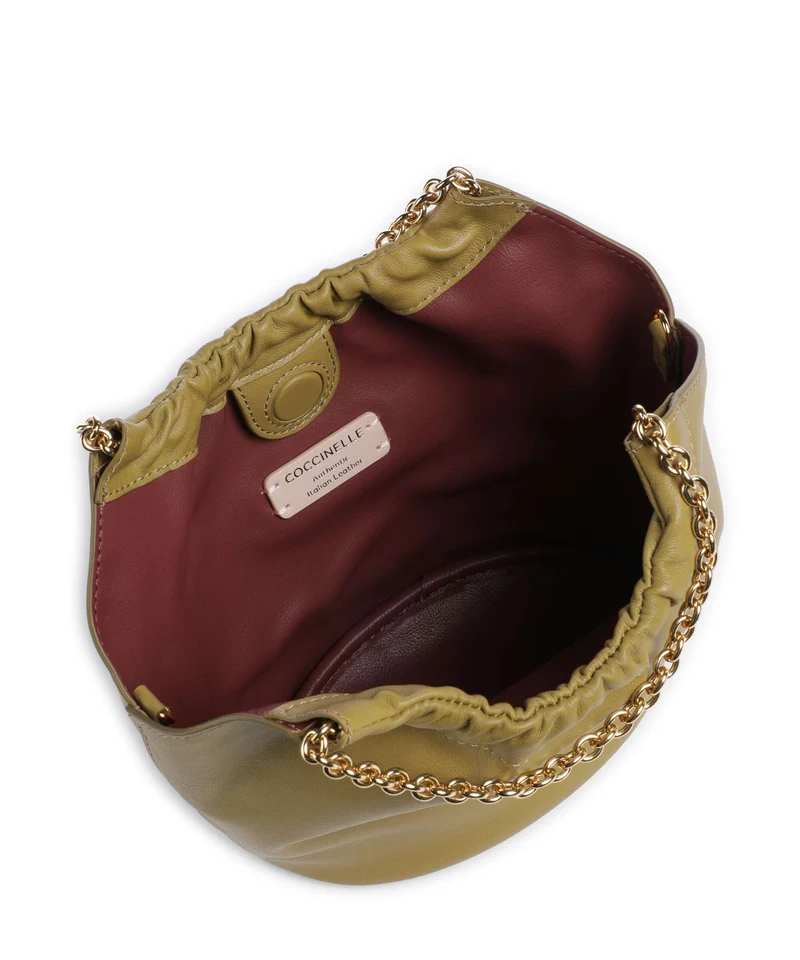 Coccinelle Smash Bucket Handtasche seagrass