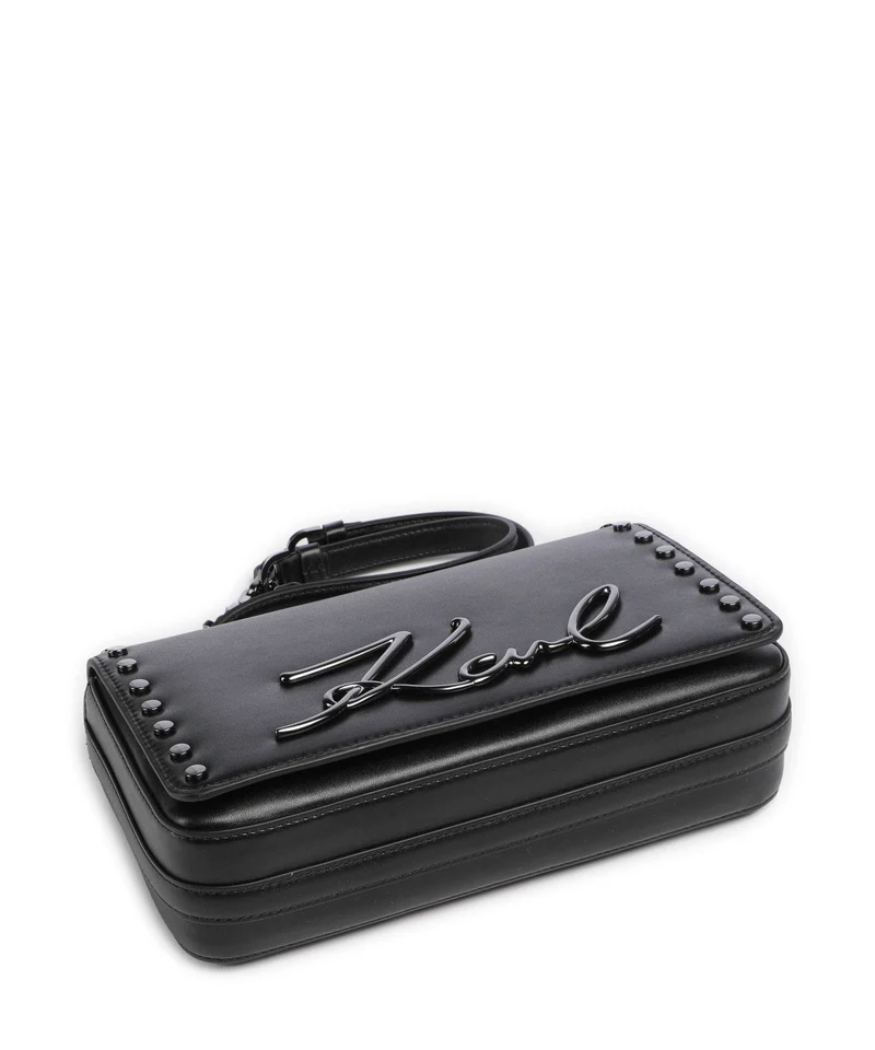 Karl Lagerfeld K/Signature 2.0 Schultertasche black embellishment