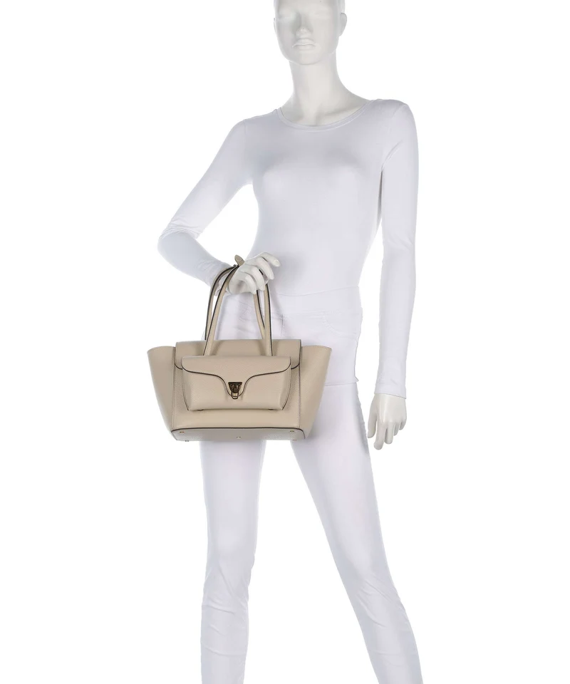 Coccinelle Beat Double Handtasche sandshell