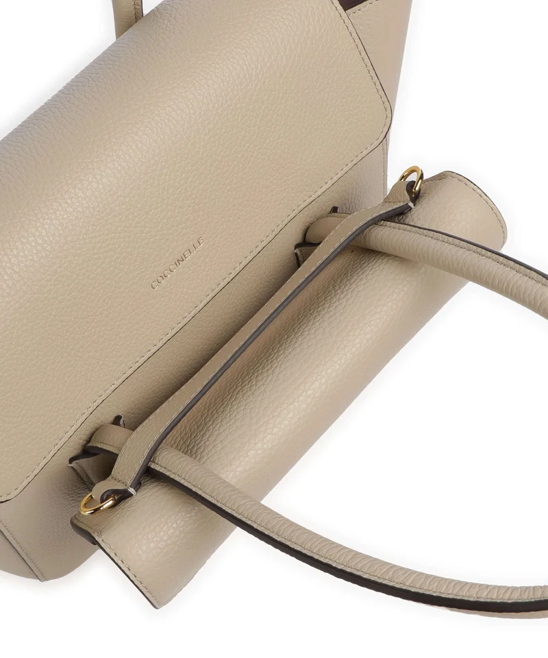 Coccinelle Beat Double Handtasche sandshell