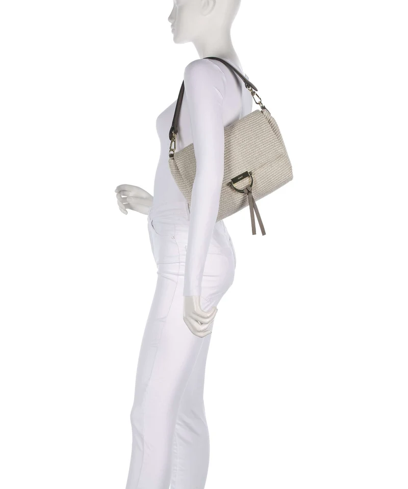 Abro Raffia Classica Temi Medium Schultertasche sahara