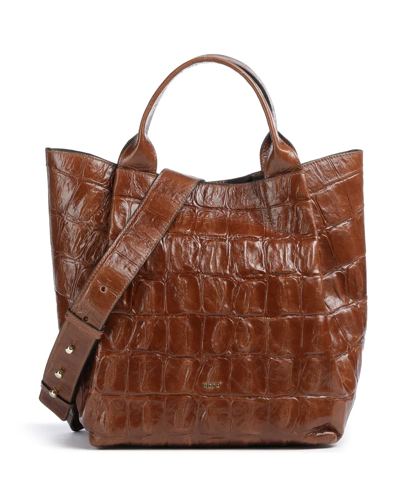 Abro Maxi Cocco Essential Medium Handtasche caramel/cognac