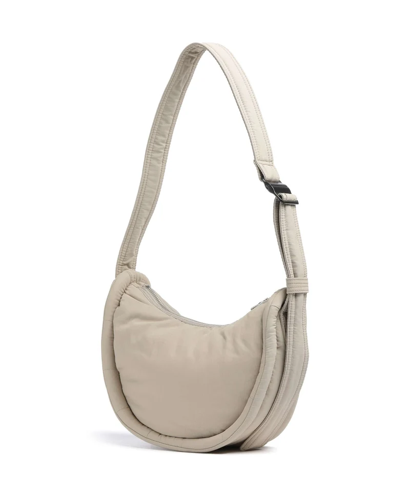 Sandqvist Curve Mini Schultertasche beige