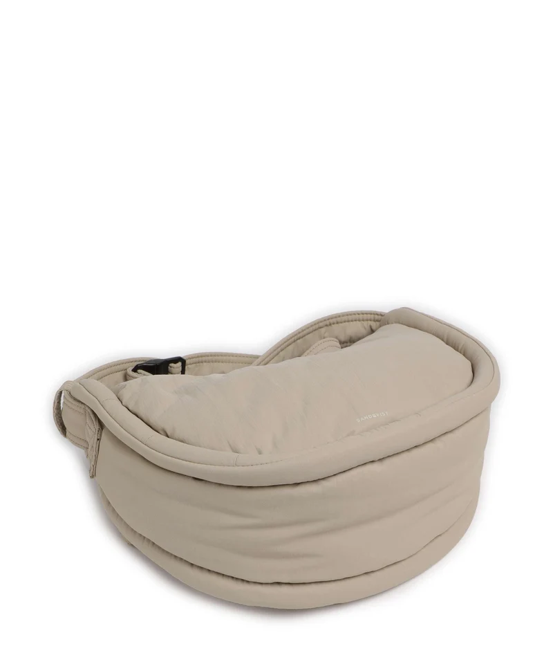 Sandqvist Curve Mini Schultertasche beige