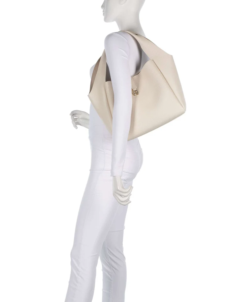 Aigner Zaira M Beuteltasche macadamia white