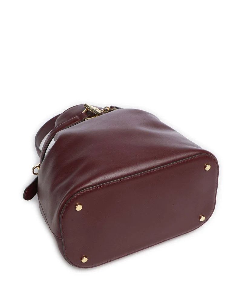 Lauren Ralph Lauren Blaike Medium Bucket Handtasche dark garnet