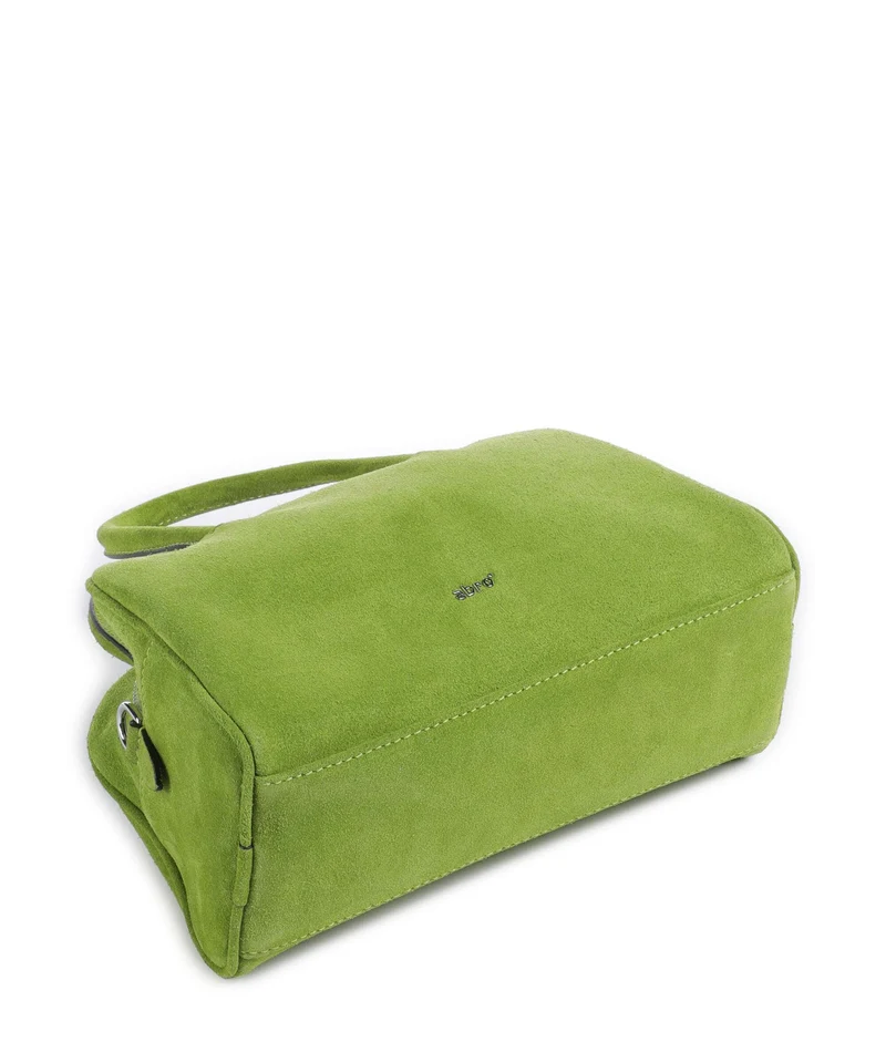 Abro Suede Amara Handtasche lime