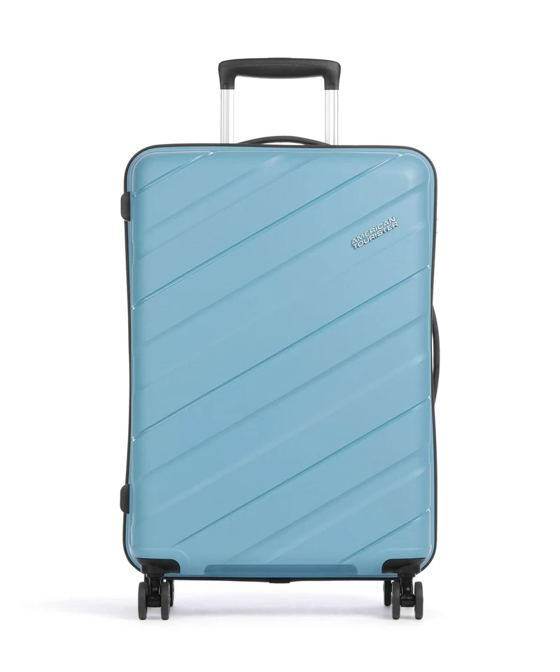 American Tourister Jetdriver 3.0 4-Rollen Trolley light blue