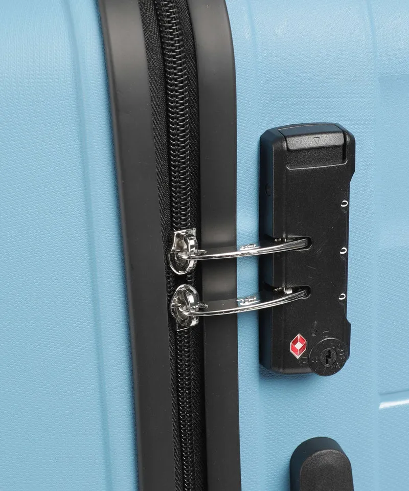American Tourister Jetdriver 3.0 4-Rollen Trolley light blue