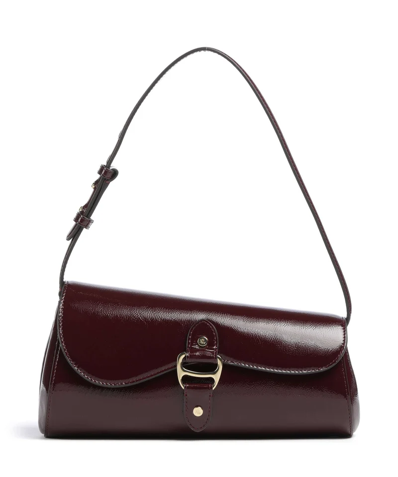 Lauren Ralph Lauren Tasha Medium Schultertasche dark garnet
