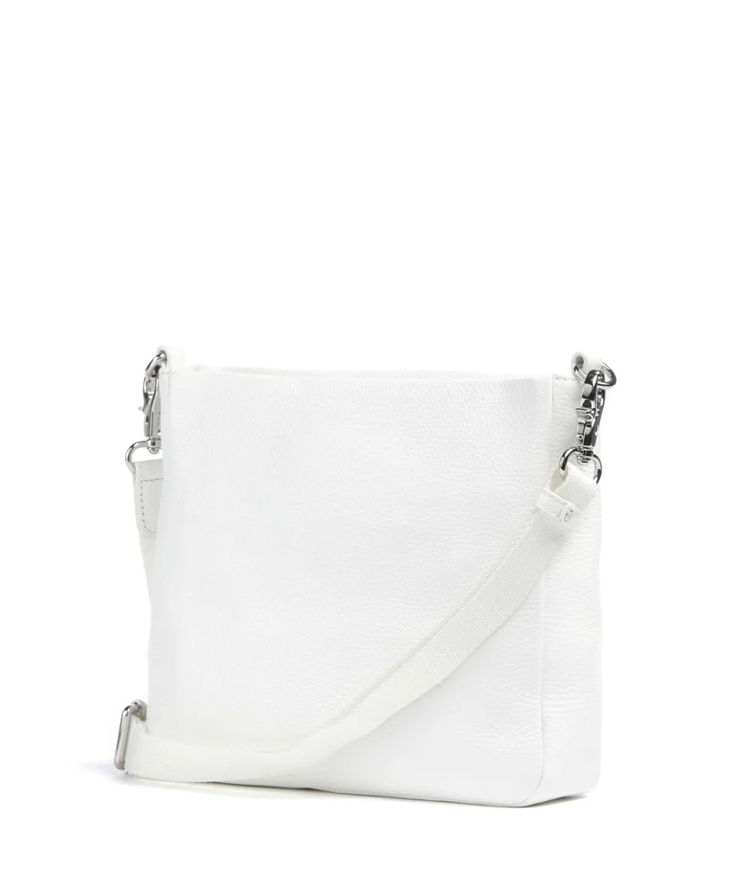Mandarina Duck Mellow Leather Umhängetasche blanc