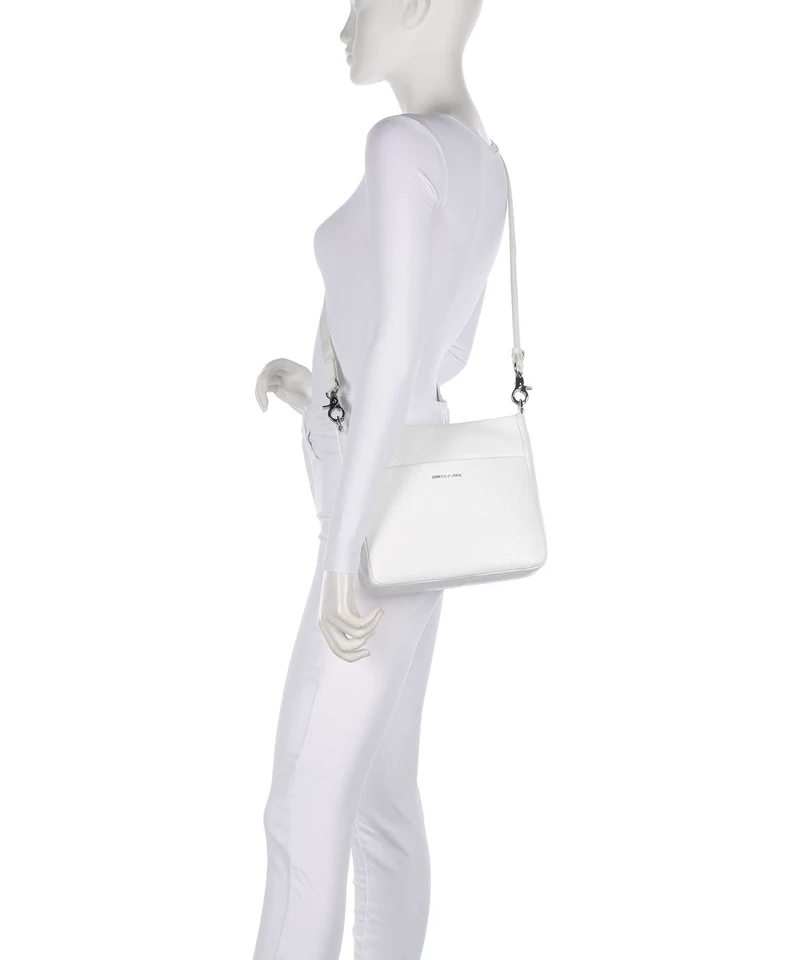 Mandarina Duck Mellow Leather Umhängetasche blanc