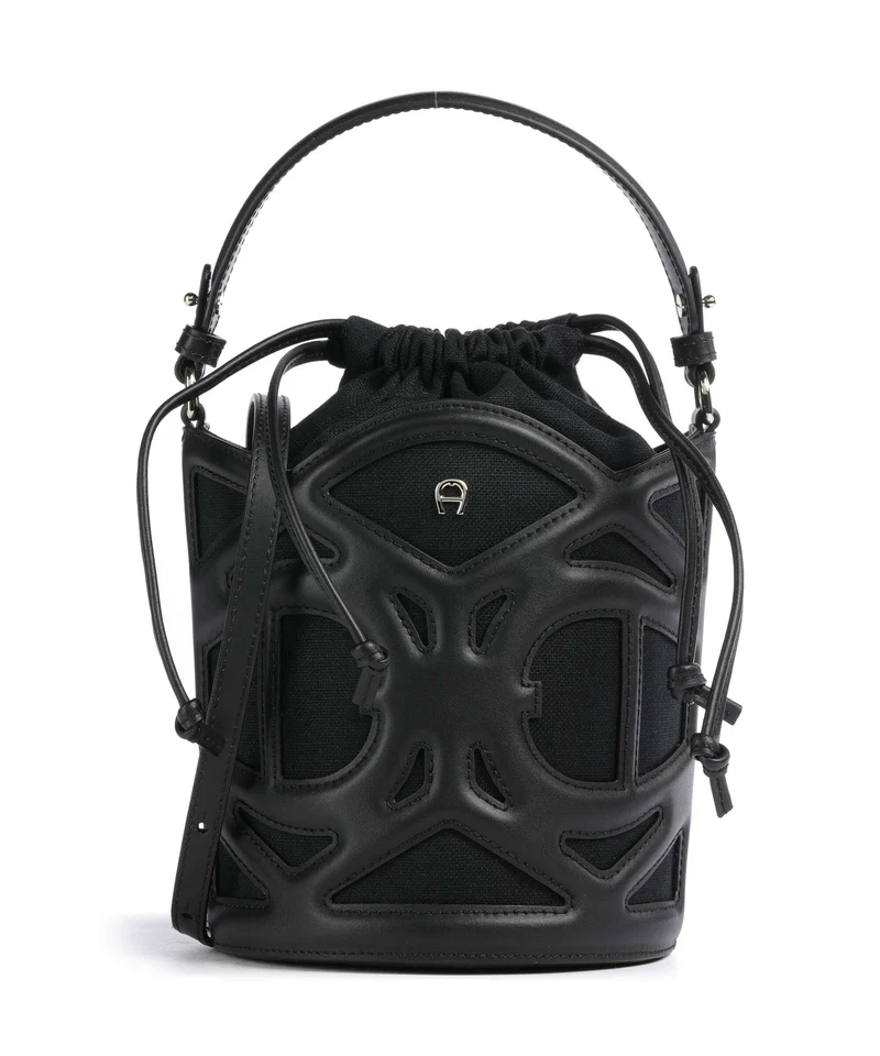Aigner Azzurra S Bucket Handtasche black