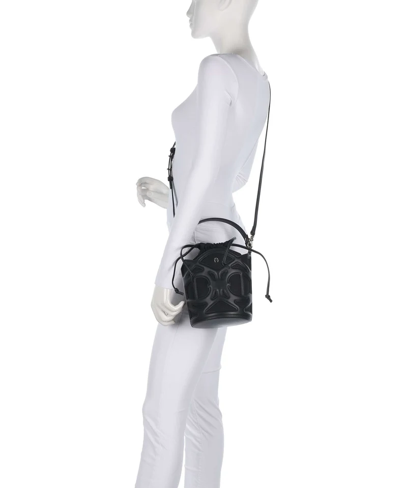 Aigner Azzurra S Bucket Handtasche black