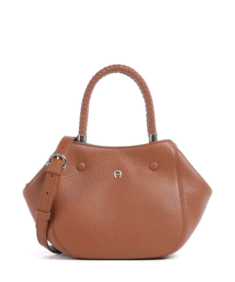 Aigner Carré Soft S Handtasche cognac brown