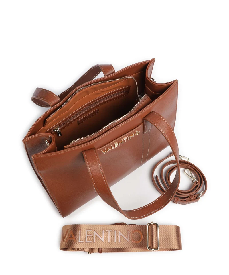 Valentino Bags Aury Re Shopper cuoio