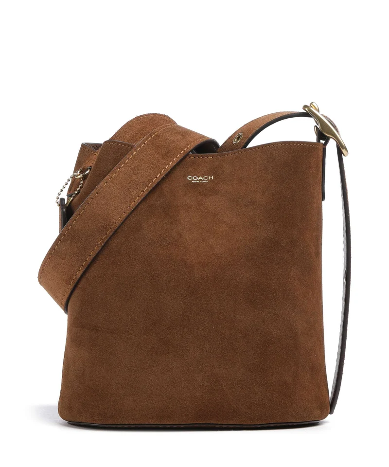 Coach Bleecker 21 Bucket Handtasche warm brown