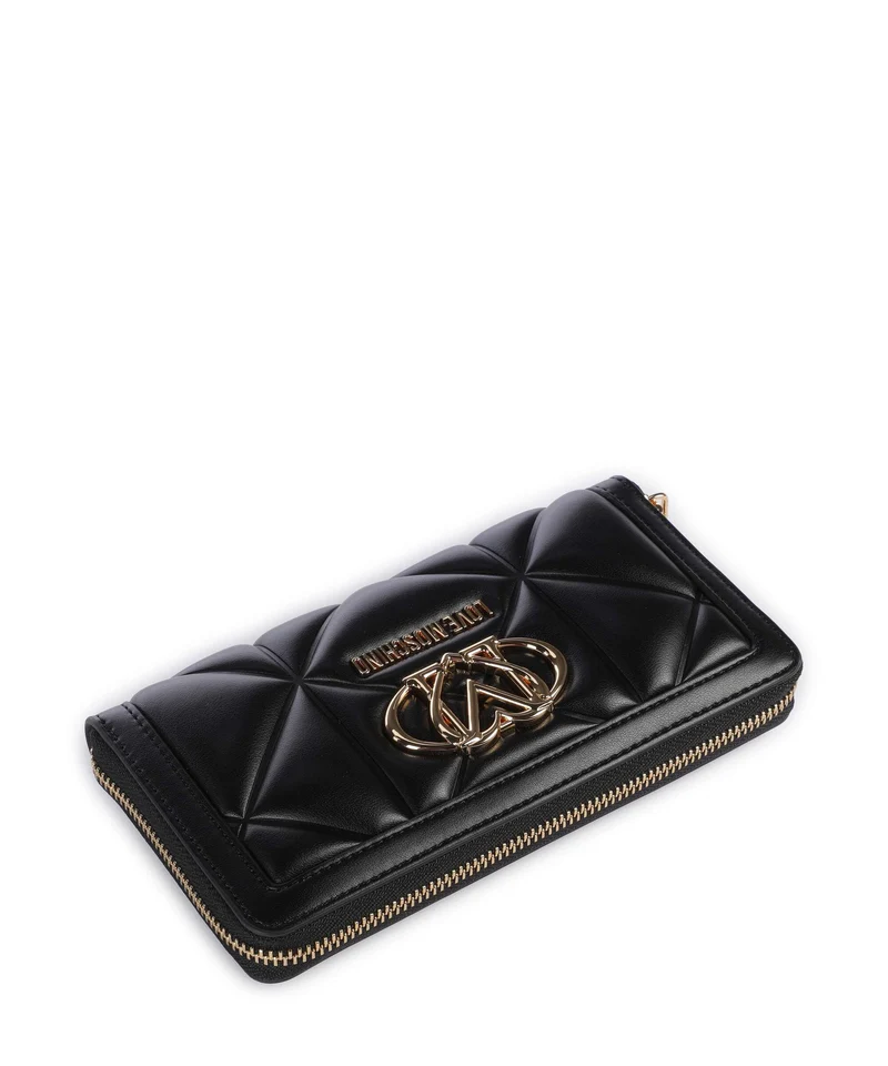 Love Moschino Embossed Q Geldbörse black