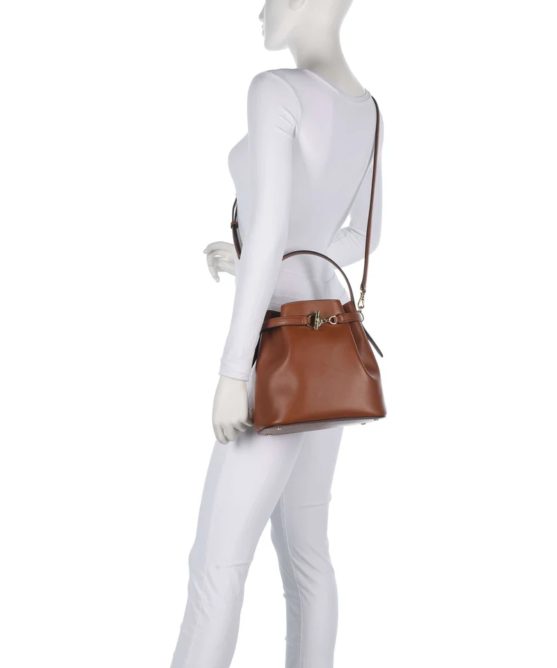 Lauren Ralph Lauren Blaike Medium Bucket Handtasche lauren tan