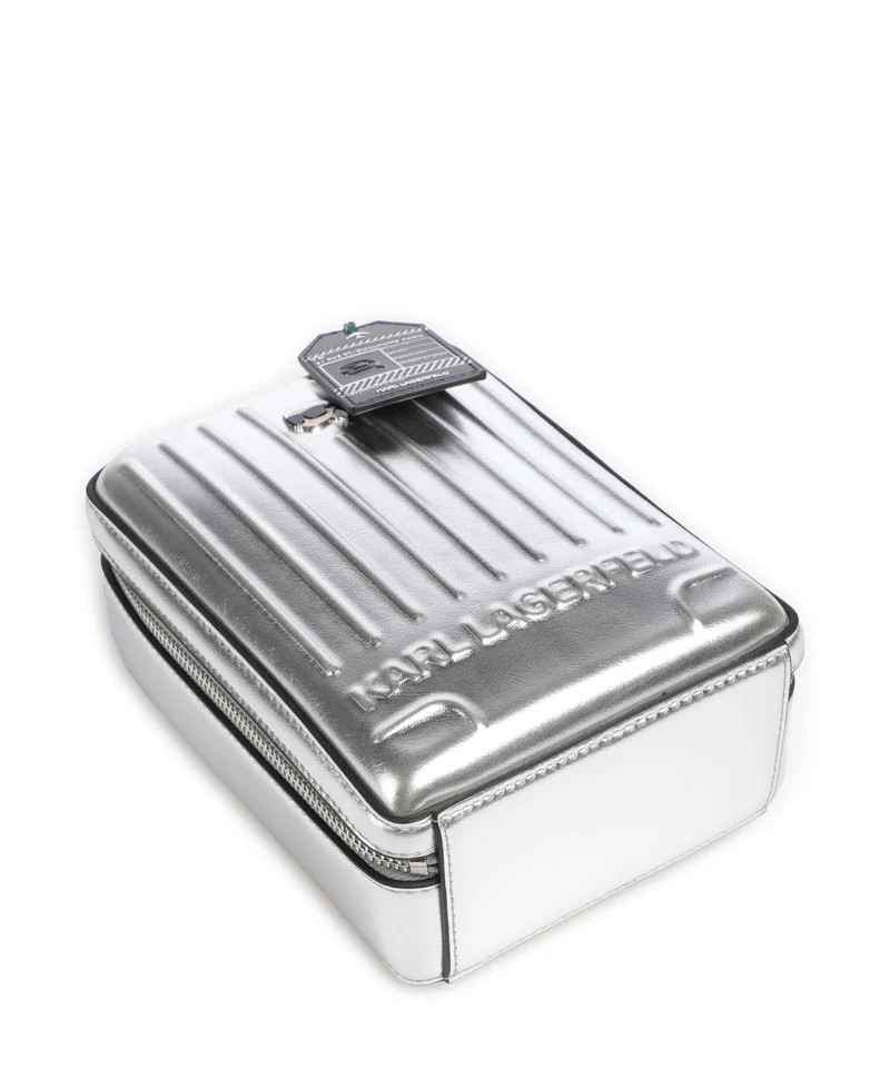 Karl Lagerfeld Ikon Umhängetasche silver