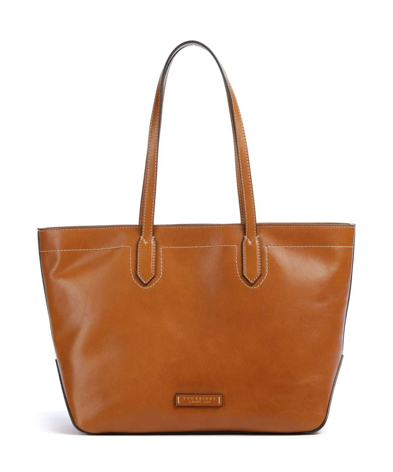 The Bridge Larissa Shopper cognac